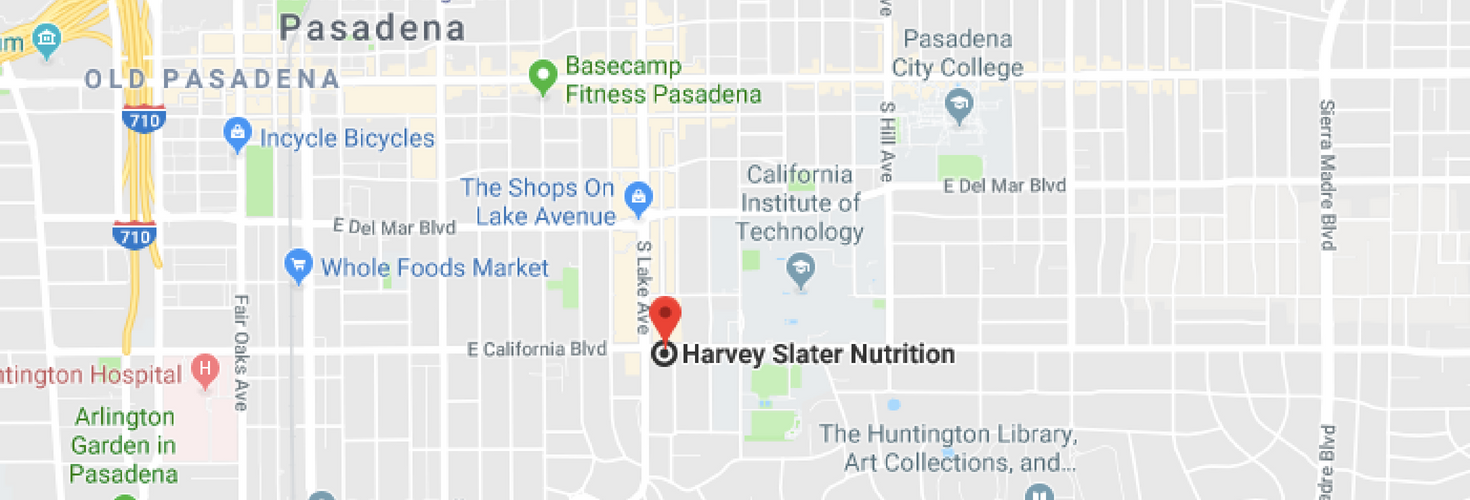 Pasadena Office Location | Harvey Slater, Holistic Nutrition Coach